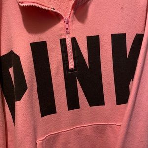 Pink name brand hoodie